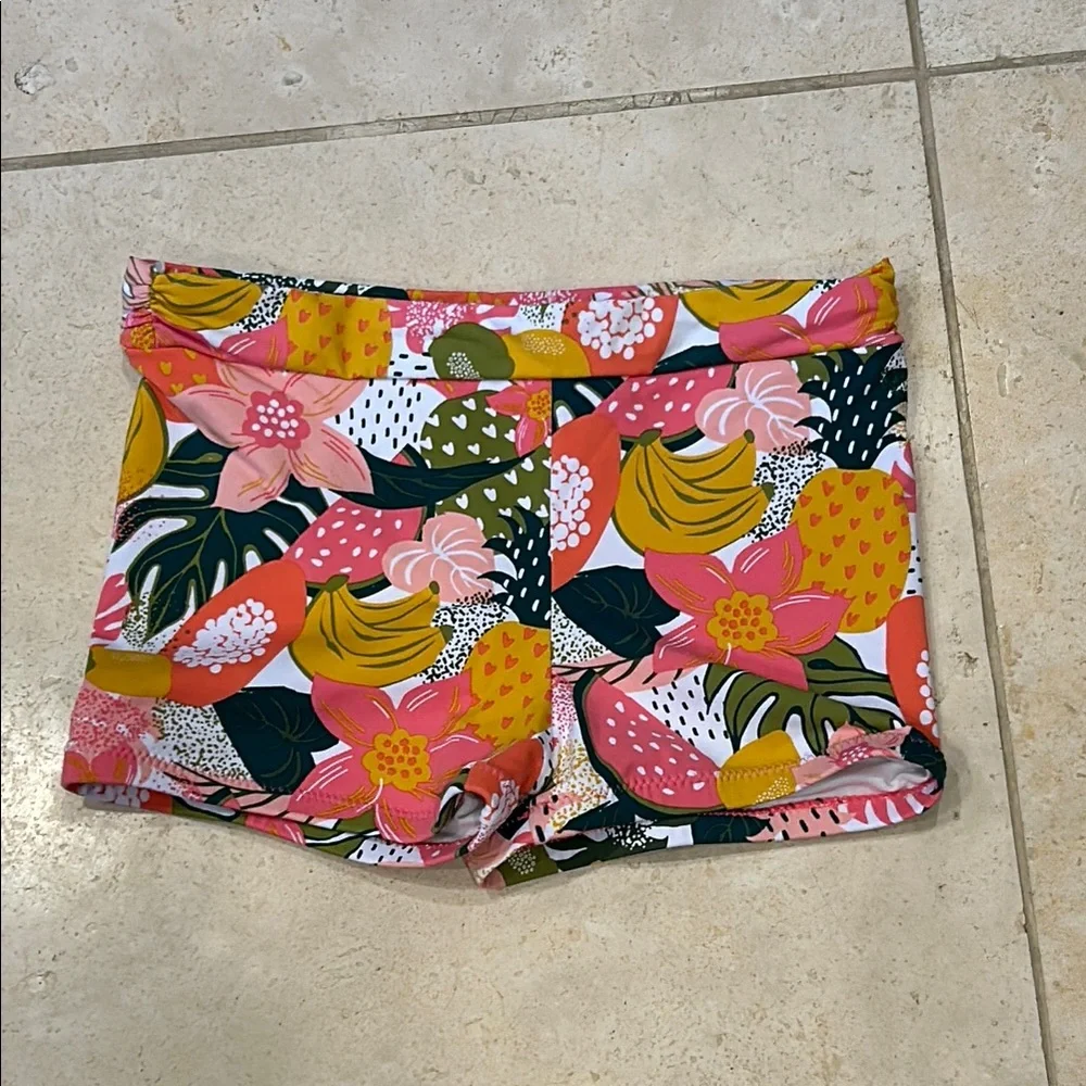 Garnet Hill Floral Tankini with Board Shorts Set - Picture 2 of 10